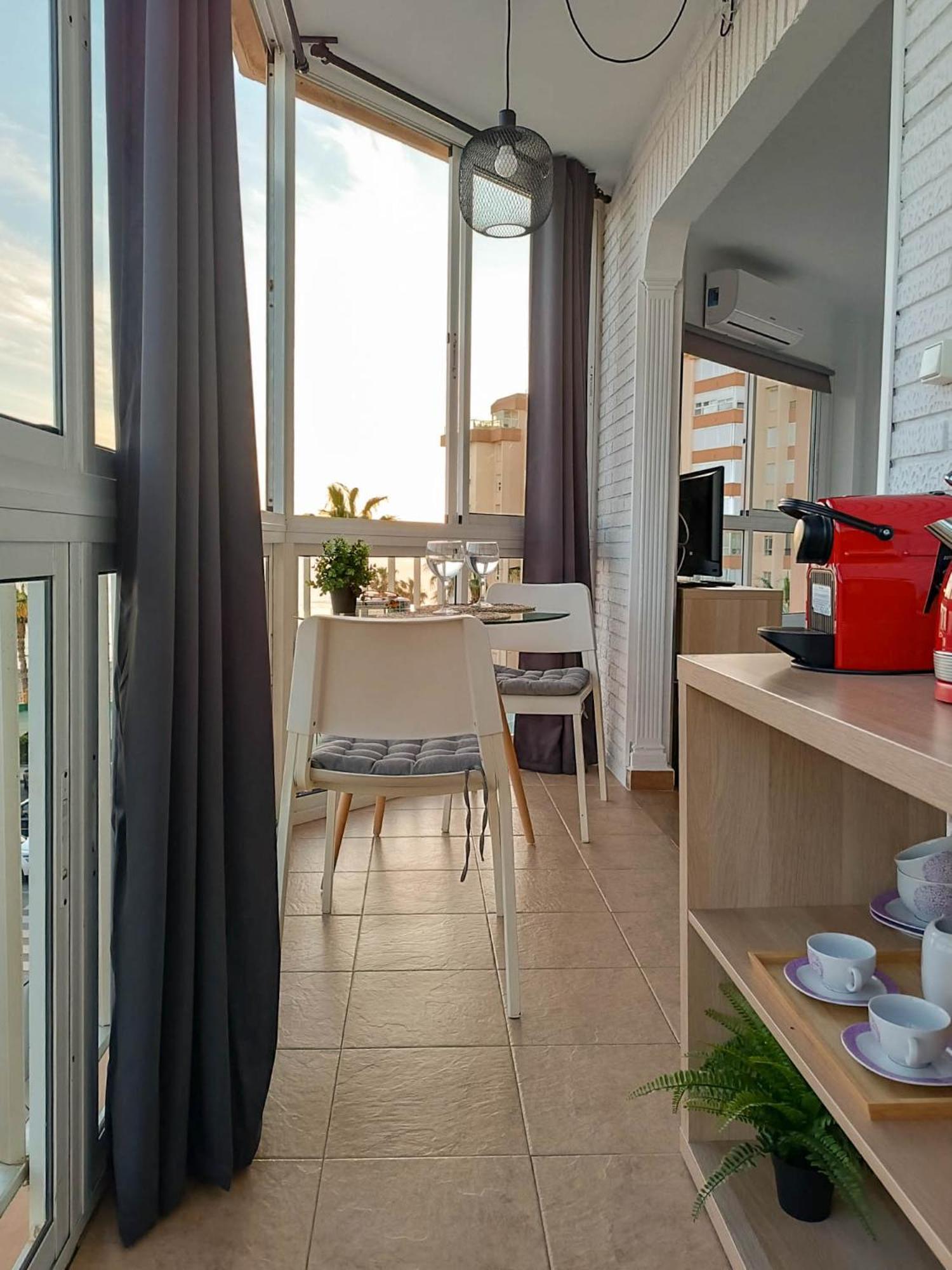 Apartamento Ruselo 308. Loft En Paseo Maritimo De Torrox Costa Exterior foto