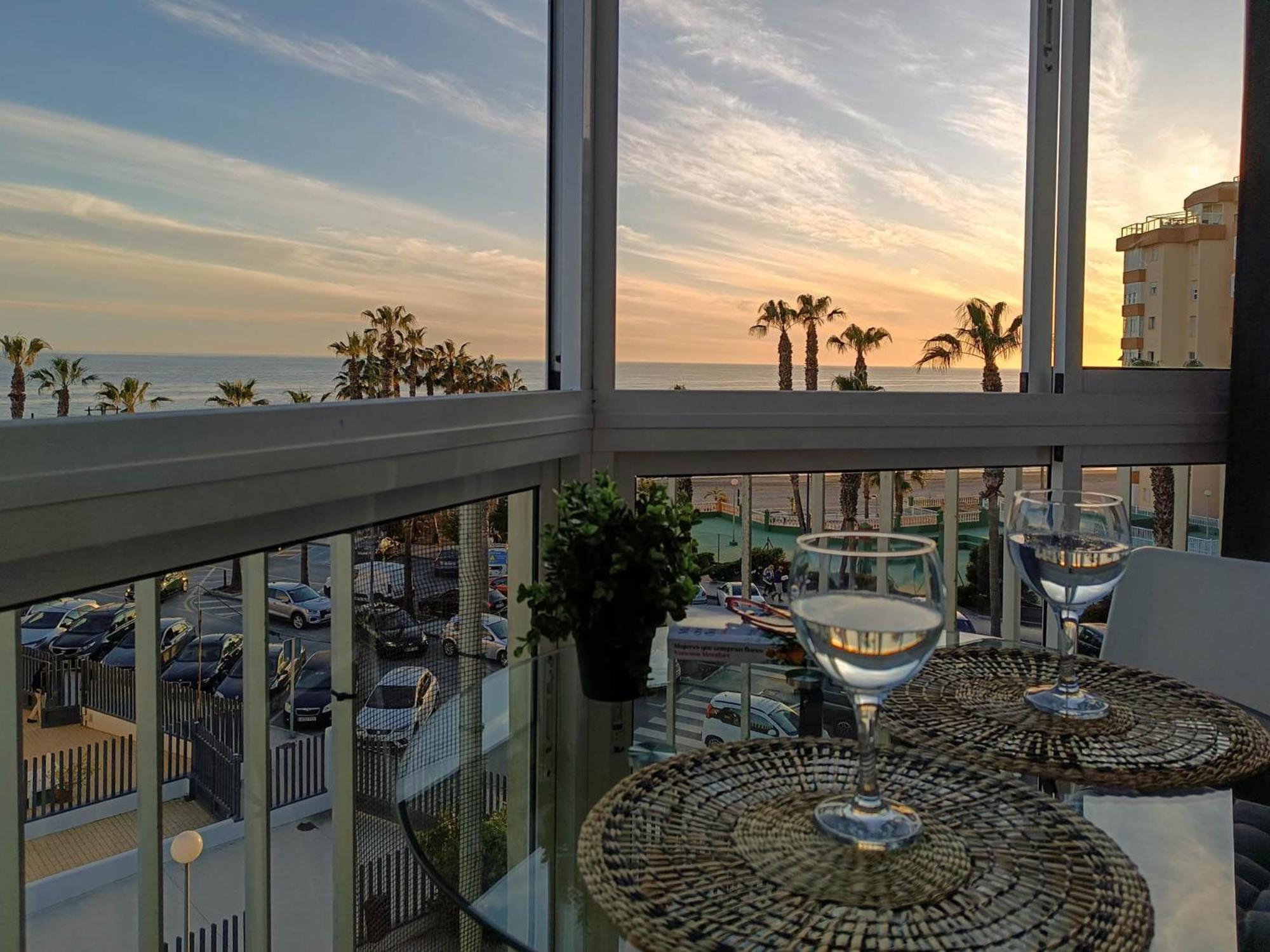 Apartamento Ruselo 308. Loft En Paseo Maritimo De Torrox Costa Exterior foto